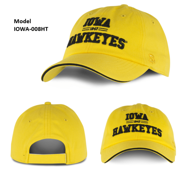Iowa Hawkeyes Football Baseball Hats