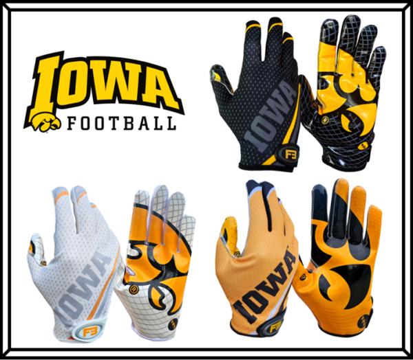 Iowa Hawkeyes Football Receiver Gloves