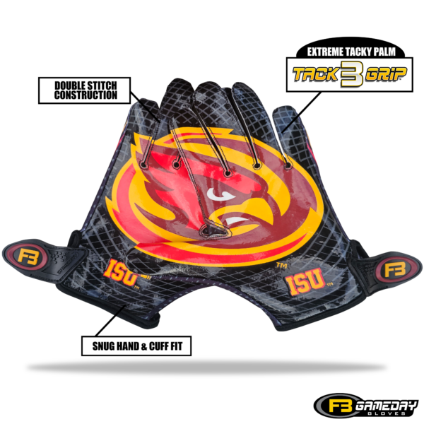 ISU football receiver Gloves