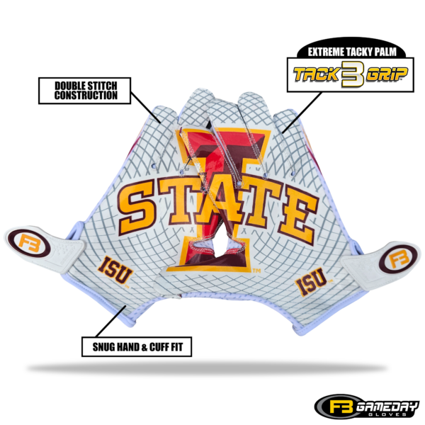 ISU football receiver Gloves
