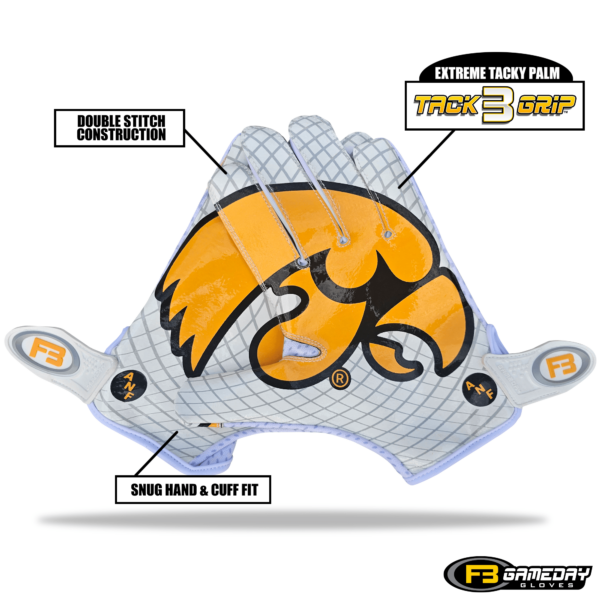 Iowa Hawkeyes Football Receiver Gloves