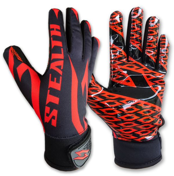 Football receiver gloves flag football sticky palms
