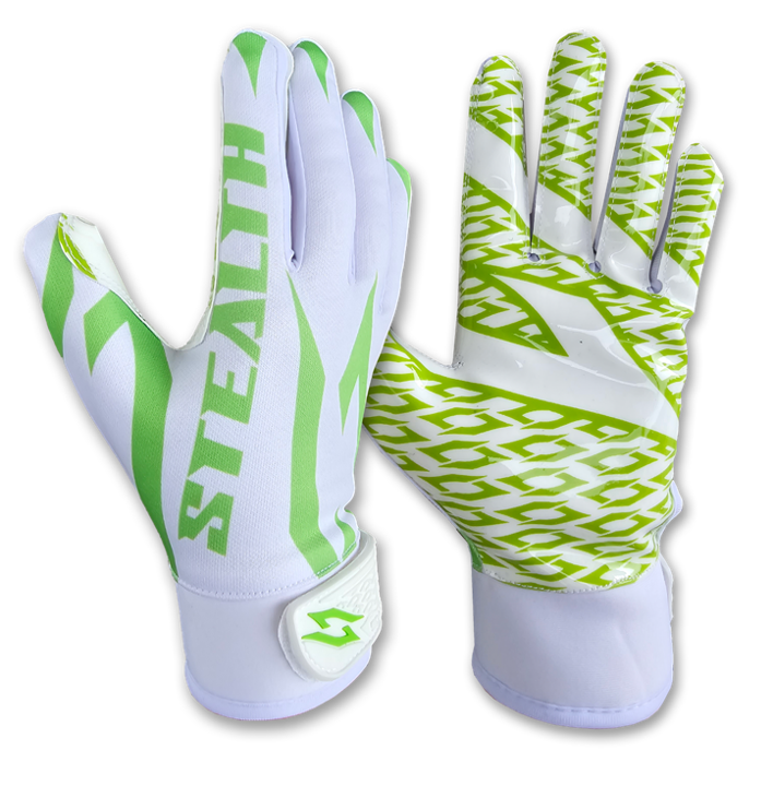 STEALTH Football Receiver Gloves with Super Tach Grip Palms! – Scale Wears